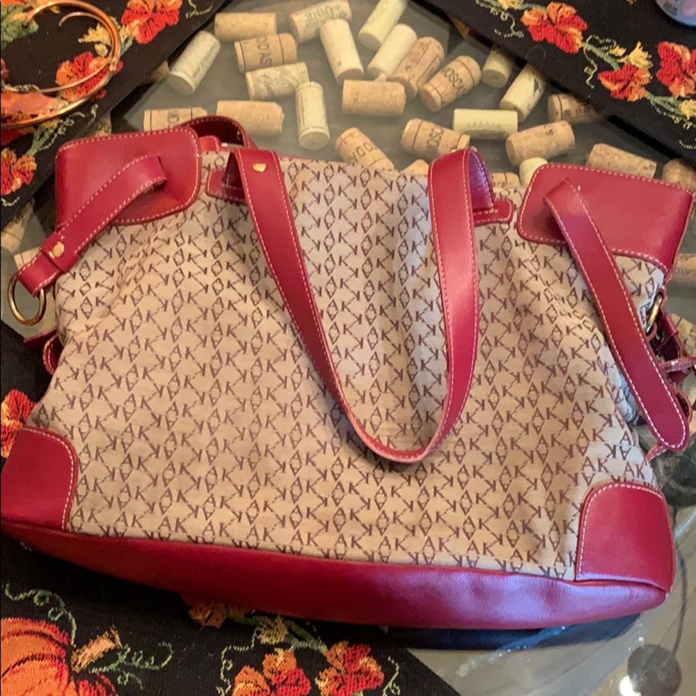 Red Ann Klein purse